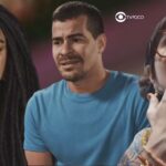 Paulina (Lucy Ramos), Júpiter (Thiago Martins) e Lupita (Daphne Bozaski) em cenas de Família é Tudo (Foto: Reprodução / Globo / Montagem TV Foco)