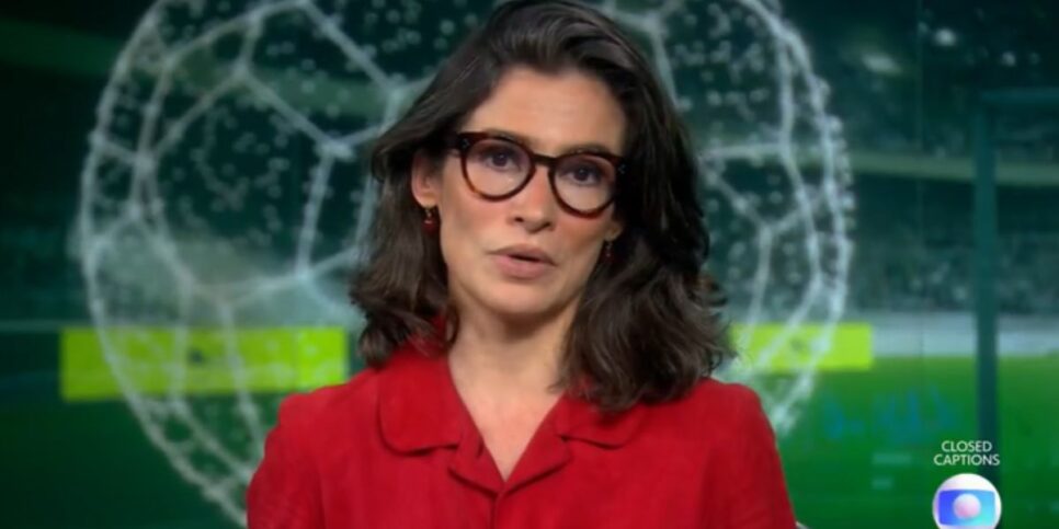 Renata Vaconcellos comanda todas as noites o Jornal Nacional na Globo (Reprodução: Globo)