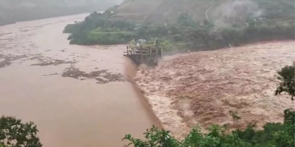 Rompimento da Barragem 14 de Julho (Reprodução/Sul 21)