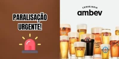 AMBEV acaba de confirmar paralisação na fabricação de cervejas (Reprodução/Montagem/Canva/Suno)