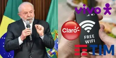 Nova lei de Lula garante internet gratuita em 5 passos (Reprodução/Montagem/Canva/VEJA)