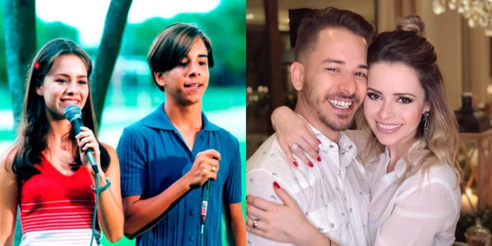 Sandy e Junior, antes e depois (Reprodução/UOL)