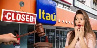 Itaú dá fim em agências (Reprodução/Montagem/Canva)