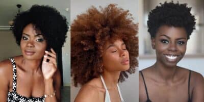 Cortes de cabelo crespo para mulheres (Reprodução/Montagem/Pinterest)