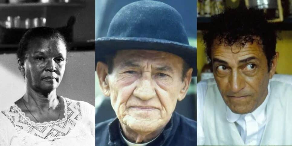 Chica Xavier, Jofre Soares e Nelson Xavier (Reprodução/G1)