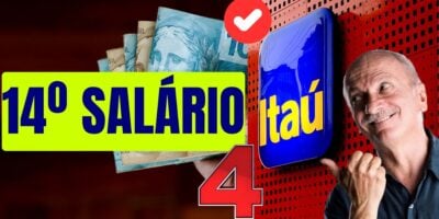 14° salário, Itaú e um dos idosos 65+ que tem direito a benefícios (Foto: Reprodução / Canva / Montagem TV Foco)