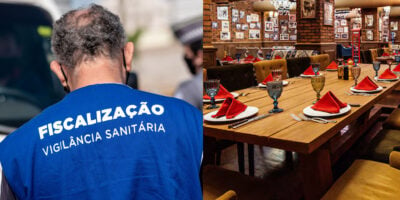 A interdição urgente da Vigilância Sanitária de restaurante de SP (Foto: Reprodução - Freepick, Montagem - TV Foco)