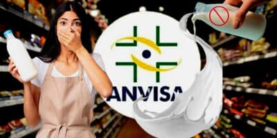 ANVISA proibiu duas marcas famosas de leite após grave denúncia (Foto Reprodução/Montagem/Lennita/Tv Foco/ANVISA/Canva)