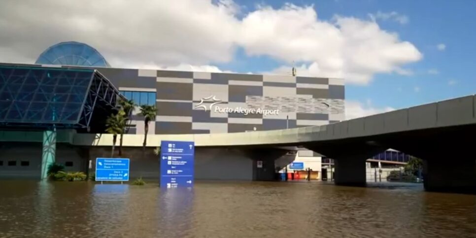 Aeroporto de Porto Alegre (Foto: Reprodução / Globo)