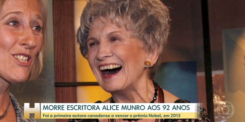 Alice Munro (Foto: Reprodução / Globo)
