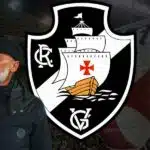 Álvaro Pacheco e escudo do Vasco (Foto - Montagem TV Foco).