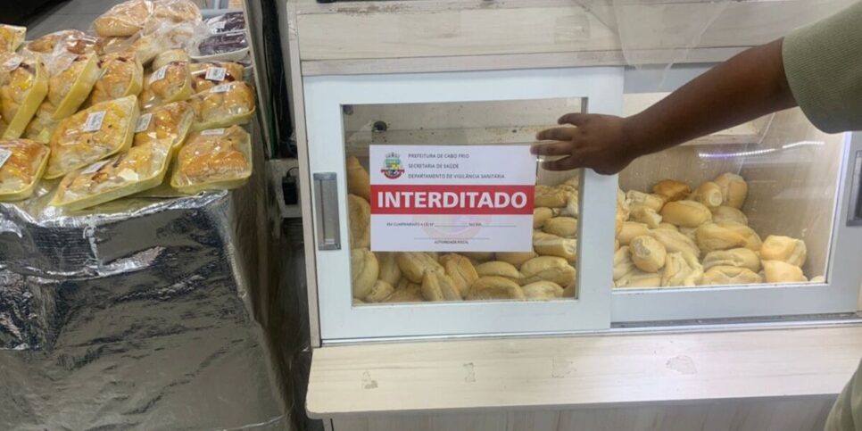 Anvisa interditou mercado (Foto: Reprodução / Prefeitura Cabo Frio)