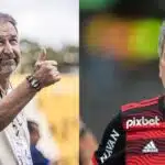 Augusto Melo e Landim pelo Coirnthians e Flamengo respectivamente (Reprodução - Internet)