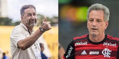 Augusto Melo e Landim pelo Coirnthians e Flamengo respectivamente (Reprodução - Internet)