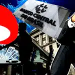 Banco tradicional acabou sendo vendido ao Santander após intervenção do Banco Central (Foto Reprodução/Montagem/Lennita/Tv Foco/Canva/Cointelegraf)