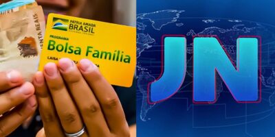 Bolsa Família / Logo do Jornal Nacional - Montagem: TVFOCO