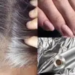 Cabelo Grisalho, papel alumínio e unhas (Reprodução - Internet)