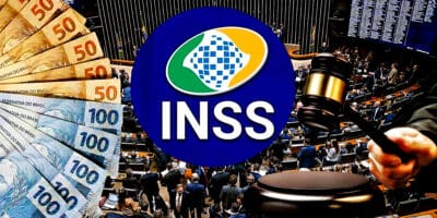 Possível aumento do INSS é divulgado pela Câmara dos Deputados (Foto Reprodução/Montagem/Lennita/Tv Foco/Canva/Câmara dos Deputados)