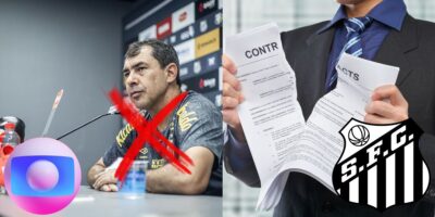 Carille e contrato rasgado com o Santos - Foto Reprodução Internet