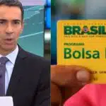 César Tralli / Bolsa Família - Montagem: TVFOCO