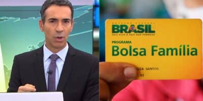 César Tralli / Bolsa Família - Montagem: TVFOCO