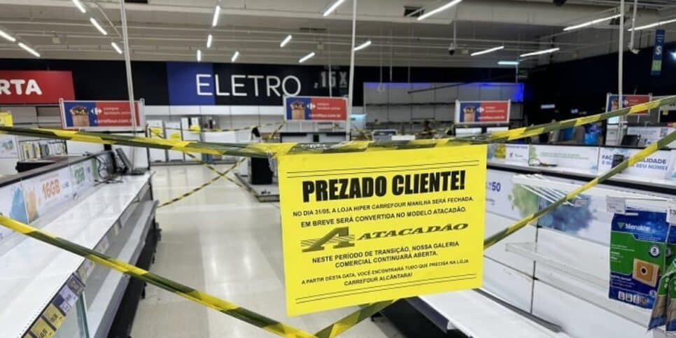 Comunicado do Carrefour (Foto: Reprodução / Cidade de Niterói) 