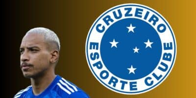 Escudos de Cruzeiro e Matheus Pereira (Foto - Montagem TV Foco).