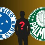 Escudos de Cruzeiro e Palmeiras (Foto - Montagem TV Foco).