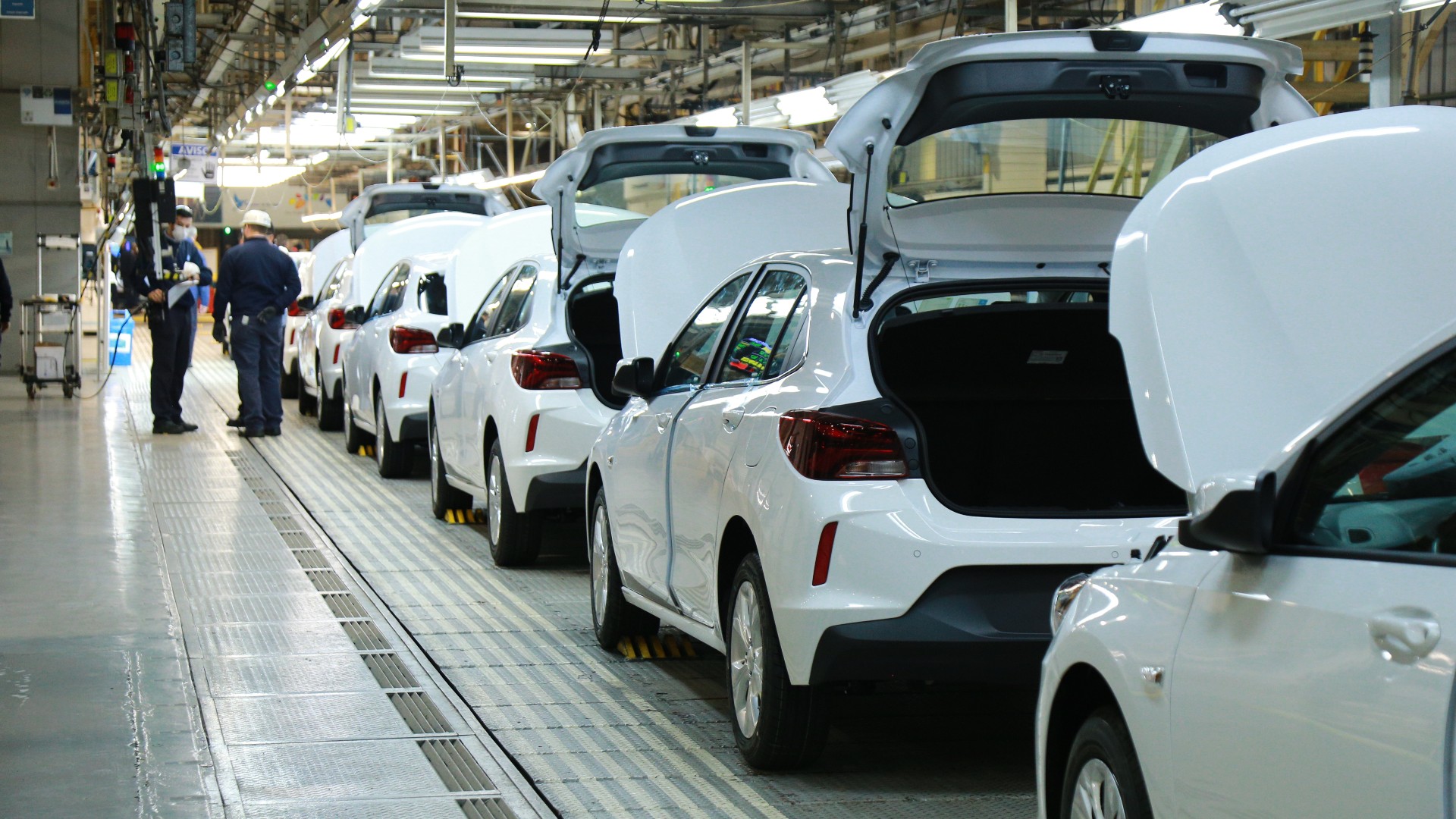 Fábrica da GM, dona da Chevrolet, em Gravataí- Rio Grande do Sul (Foto Reprodução/G1)