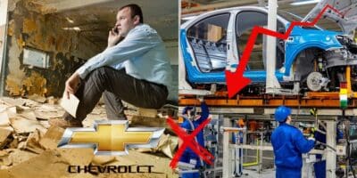 Falência e fechamento de montadora com logo da Chevrolet - Foto Reprodução Internet