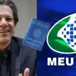 Fernando Haddad, carteira de trabalho e logo do INSS (Fotos: Reproduções / Internet)