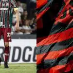 Flamengo e Nino no Fluminense (Reprodução - Internet)