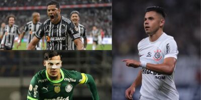 Imagem do post Romero, Gómez e dupla de Hulk FORA: 3 saídas de estrelas caem como terror para Corinthians, Palmeiras e Galo