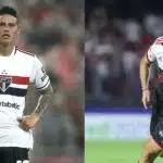 Galoppo e James Rodríguez no São Paulo (Reprodução Internet)