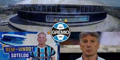 Grêmio - Montagem Tv Foco