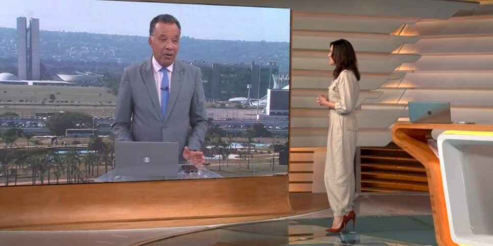 Heraldo Pereira e Ana Paula Araújo no Bom Dia Brasil (Foto: Reprodução / Globo)