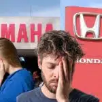 Honda e Yamaha com pessoas tristes - Foto Reprodução Internet