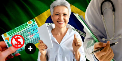 Idosos 60+ conseguem isenções e benefícios por lei (Foto Reprodução/Montagem/TV Foco/Lennita/Canva)