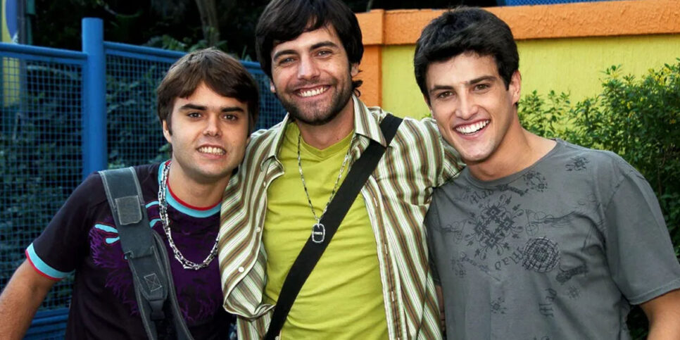 Java Mayan, Leonardo Machado e Alexandre Slaviero em Malhação 2006 (Foto: Reprodução - Globo)