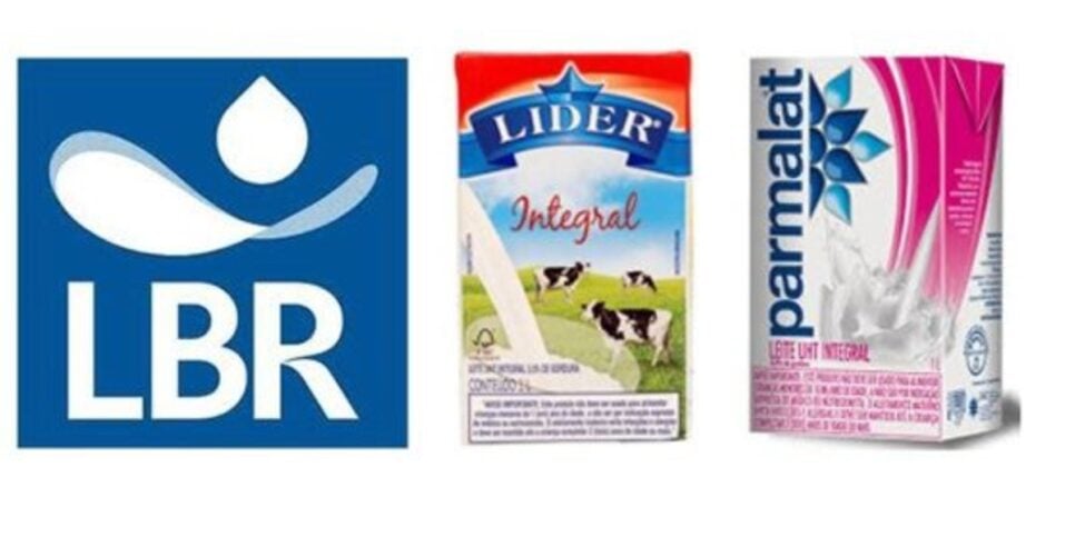 LBR Lácteos e suas marcas envolvidas na situação (Foto: Reprodução/ Internet)