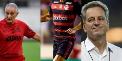 Landim, Tite e Fabrício Bruno no Flamengo (Reprodução - Internet)