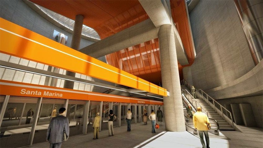 Projeção 3D da linha 6 laranja (Foto Reprodução/Diário do Transporte)