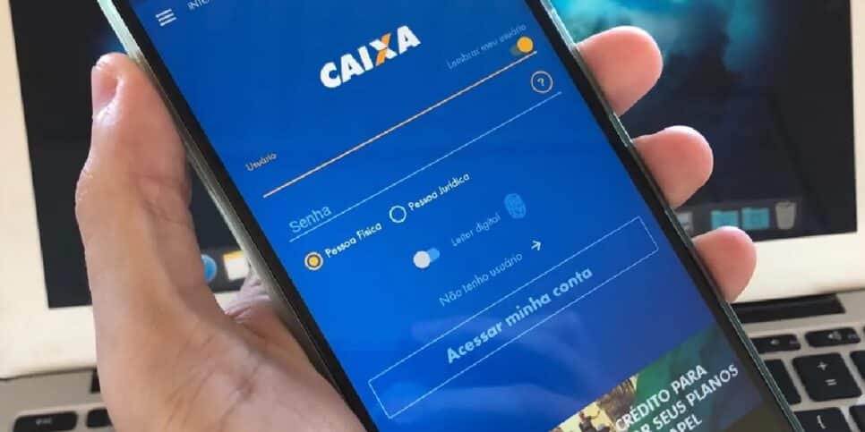 Aplicativo da Caixa (Foto: Reprodução/Internet)