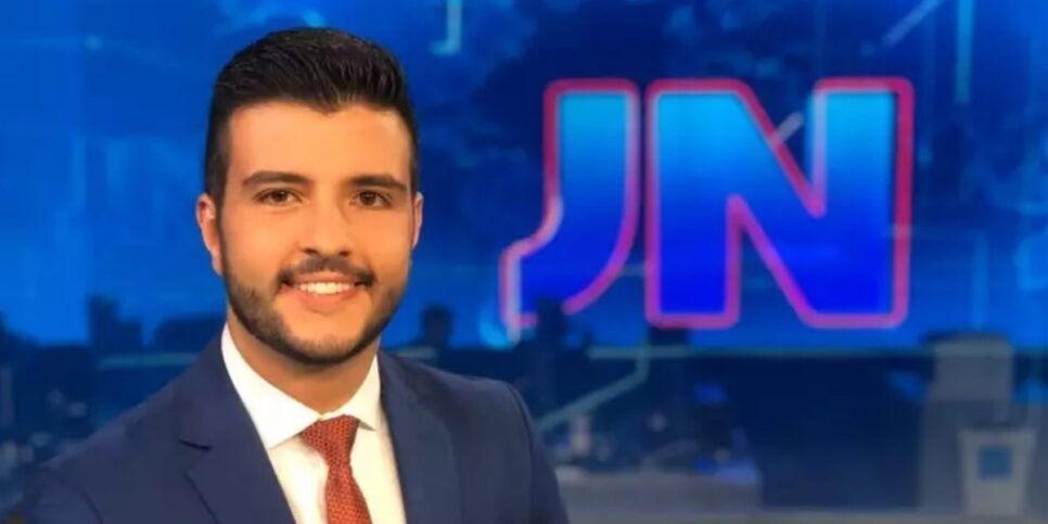 Matheus Ribeiro no Jornal Nacional (Foto: Reprodução / Globo)