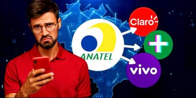 Anatel decretou possível proibição que afeta diretamente as operadoras como a Vivo, Claro e mais (Foto Reprodução/Montagem/Lennita/TV Foco/Canva/Logos/Anatel)