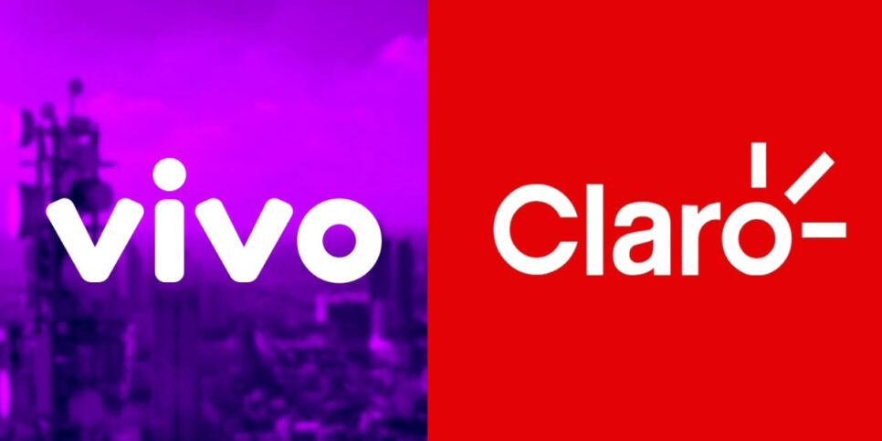 Operadoras Claro e Vivo (Foto: Reprodução, Montagem - TV Foco)