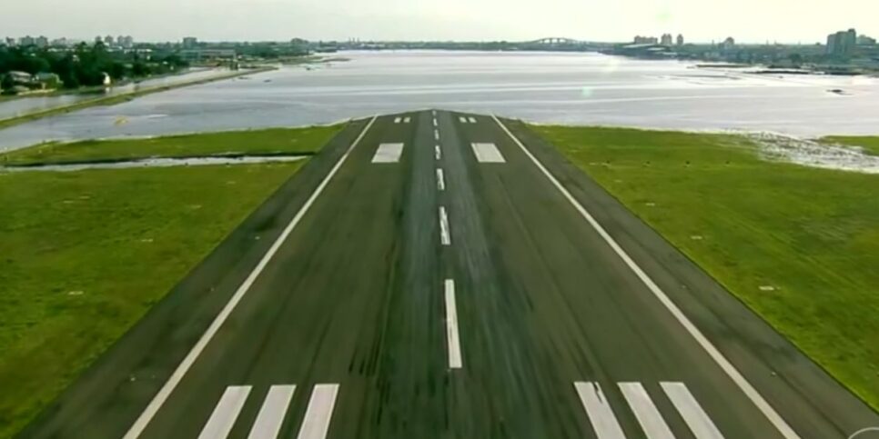 Pista de aeroporto (Foto: Reprodução / Globo)
