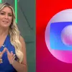 Renata Fan no Jogo Aberto e logo da Globo (Fotos: Reproduções / Band / GloboPlay)