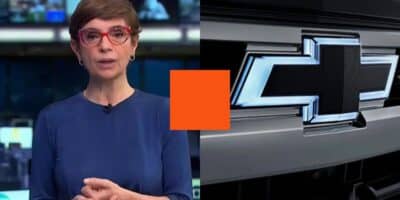 Renata Lo Prete / Logo da Chevrolet - Montagem: TVFOCO