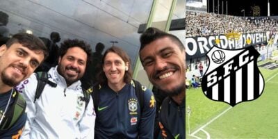 Fagner, Cássio, Paulinho e Santos - Montagem Tv Foco